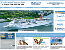 Club med web site design - san diego company